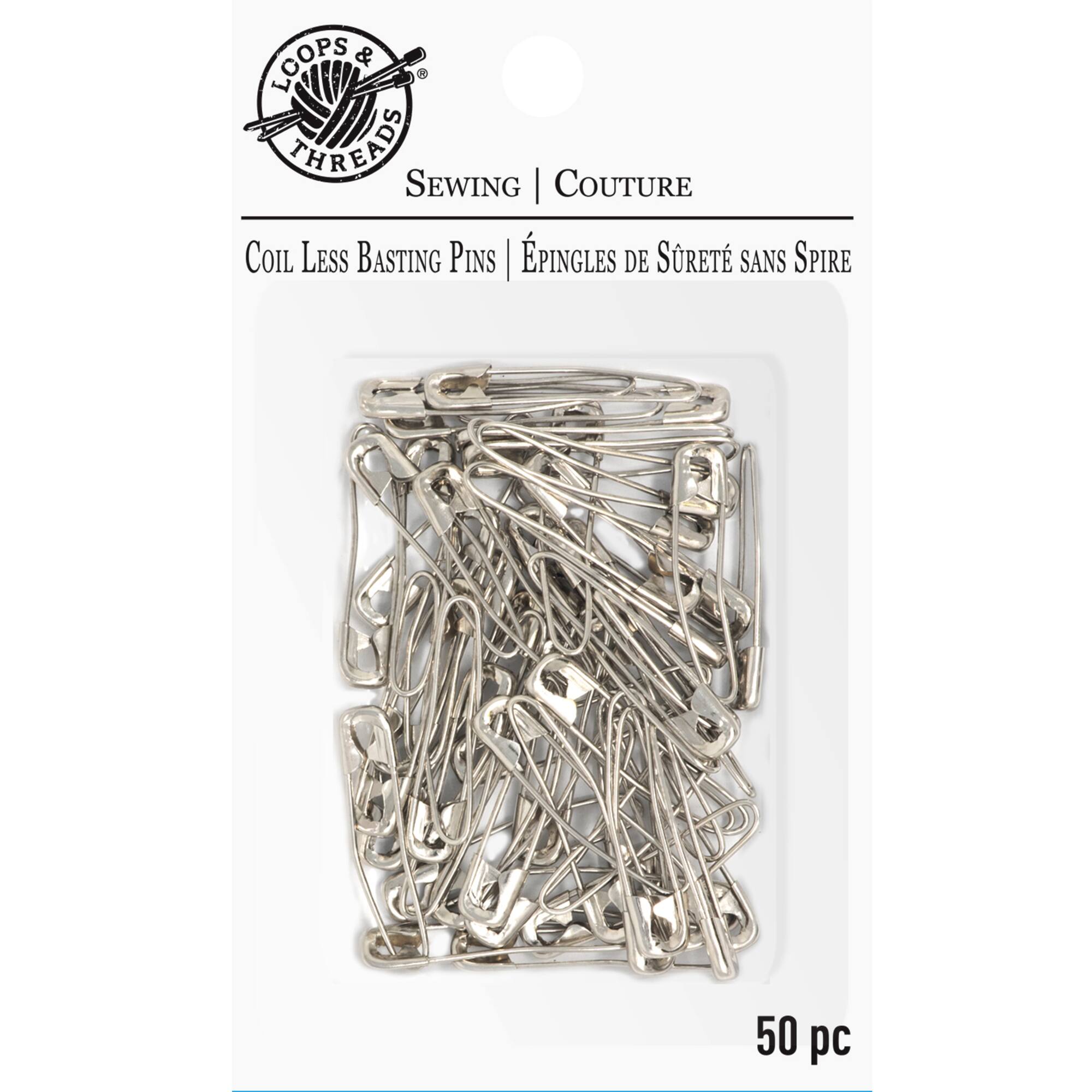 Coil Less Basting Pins By Loops & Threads®